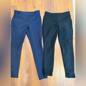 Express Black and Blue Skinny dress Pants